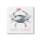Stupell Industries Santa Claws Holiday Crab Canvas Wall Art